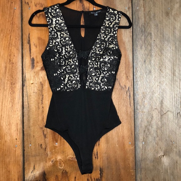 Haute Monde Other - Haute Monde Black Bodysuit Size Medium